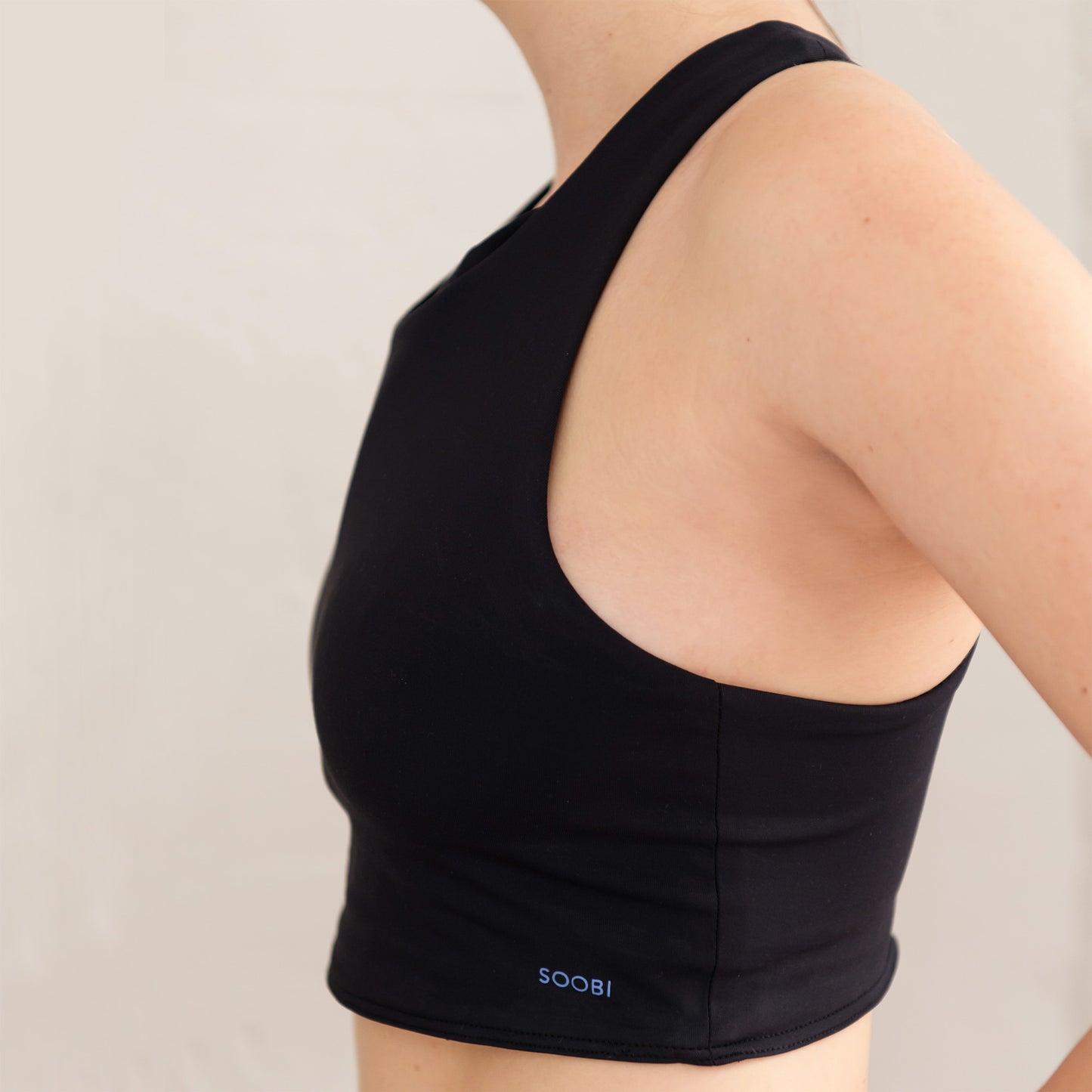 Racerback Longline Breast Pillow Bralette