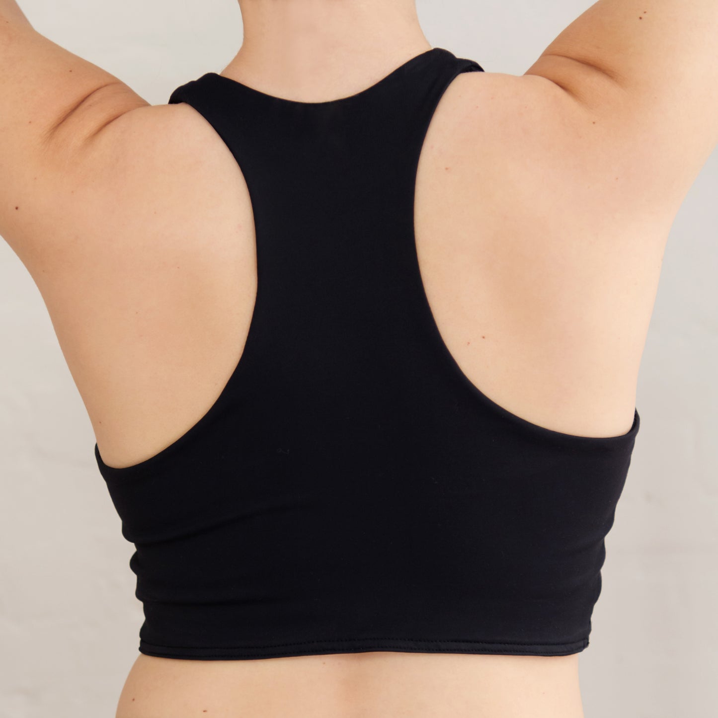 Racerback Longline Breast Pillow Bralette (Adjustable)